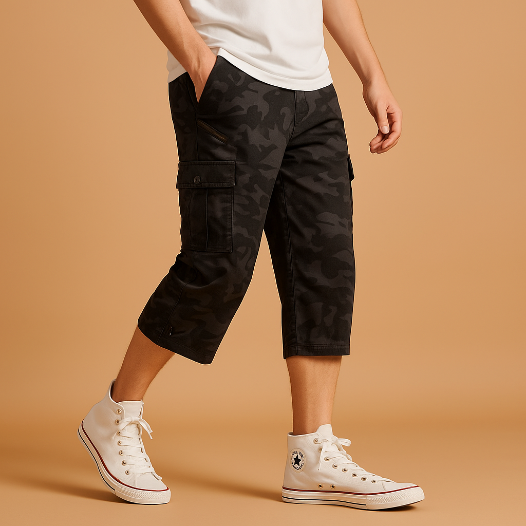 Comfortable Men's Casual Cargo Shorts - Luxivelle