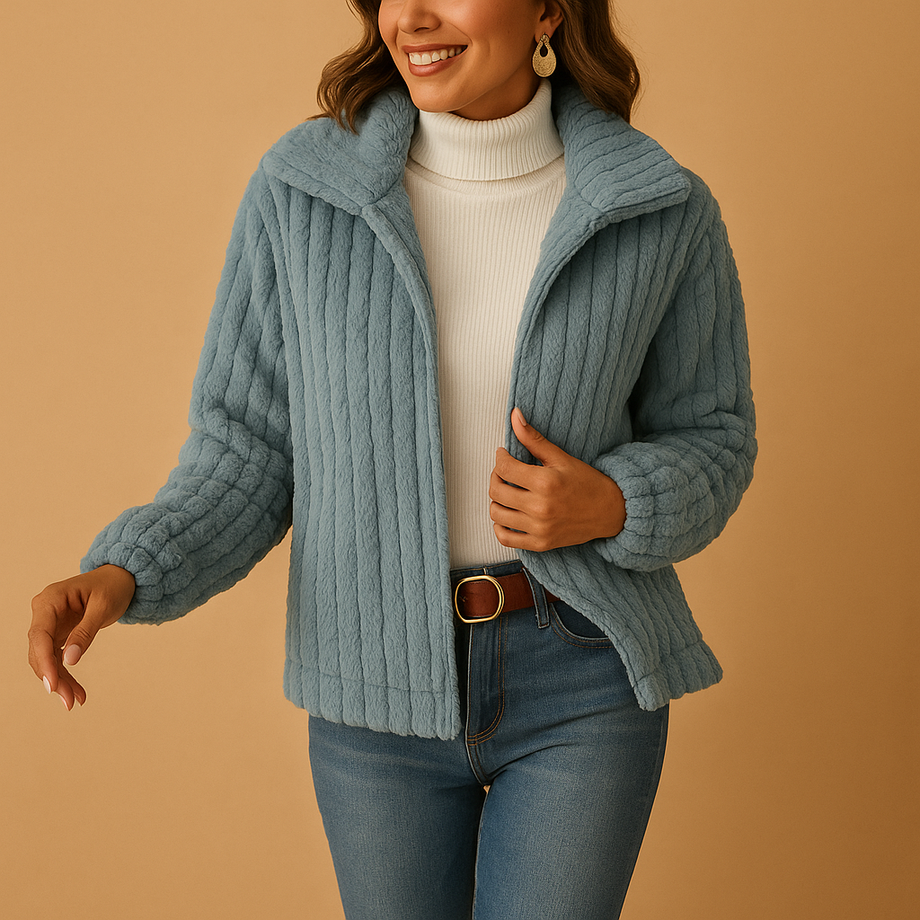 Warm Fleece Cardigan Jacket for Women - Luxivelle