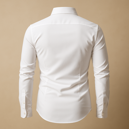 Men’s long sleeve shirt in classic design with a refined fit, ideal for formal events, evenings out, and smart casual wear.