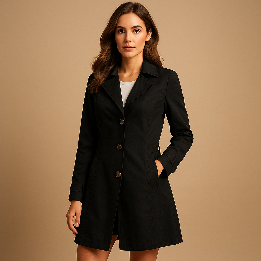 Waterproof Women's Hooded Raincoat - Luxivelle