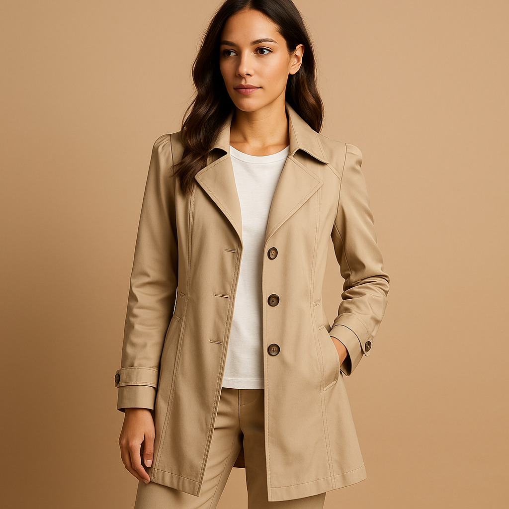 Waterproof Women's Hooded Raincoat
