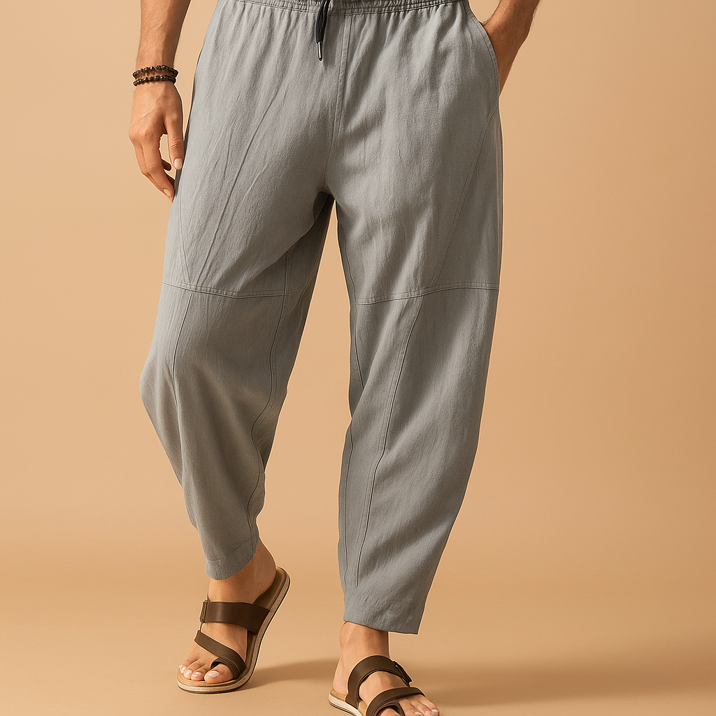 Comfortable Men's Cotton Casual Pants - Luxivelle
