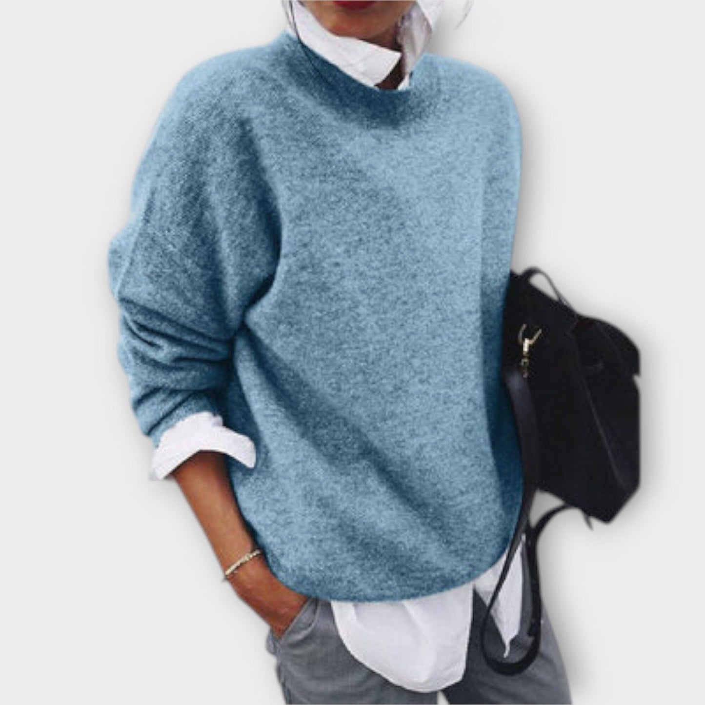 Cozy Women's Crew Neck Sweater