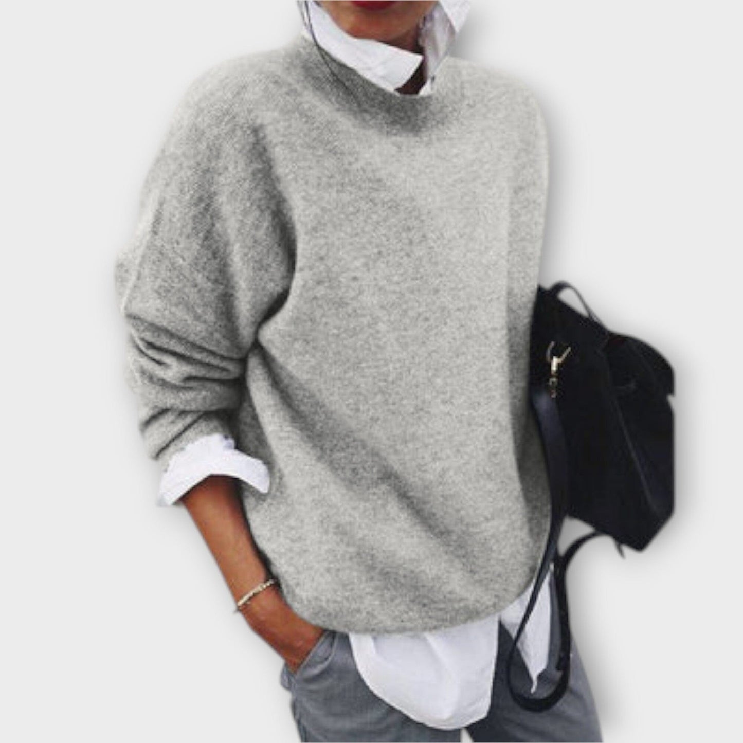 Cozy Women's Crew Neck Sweater