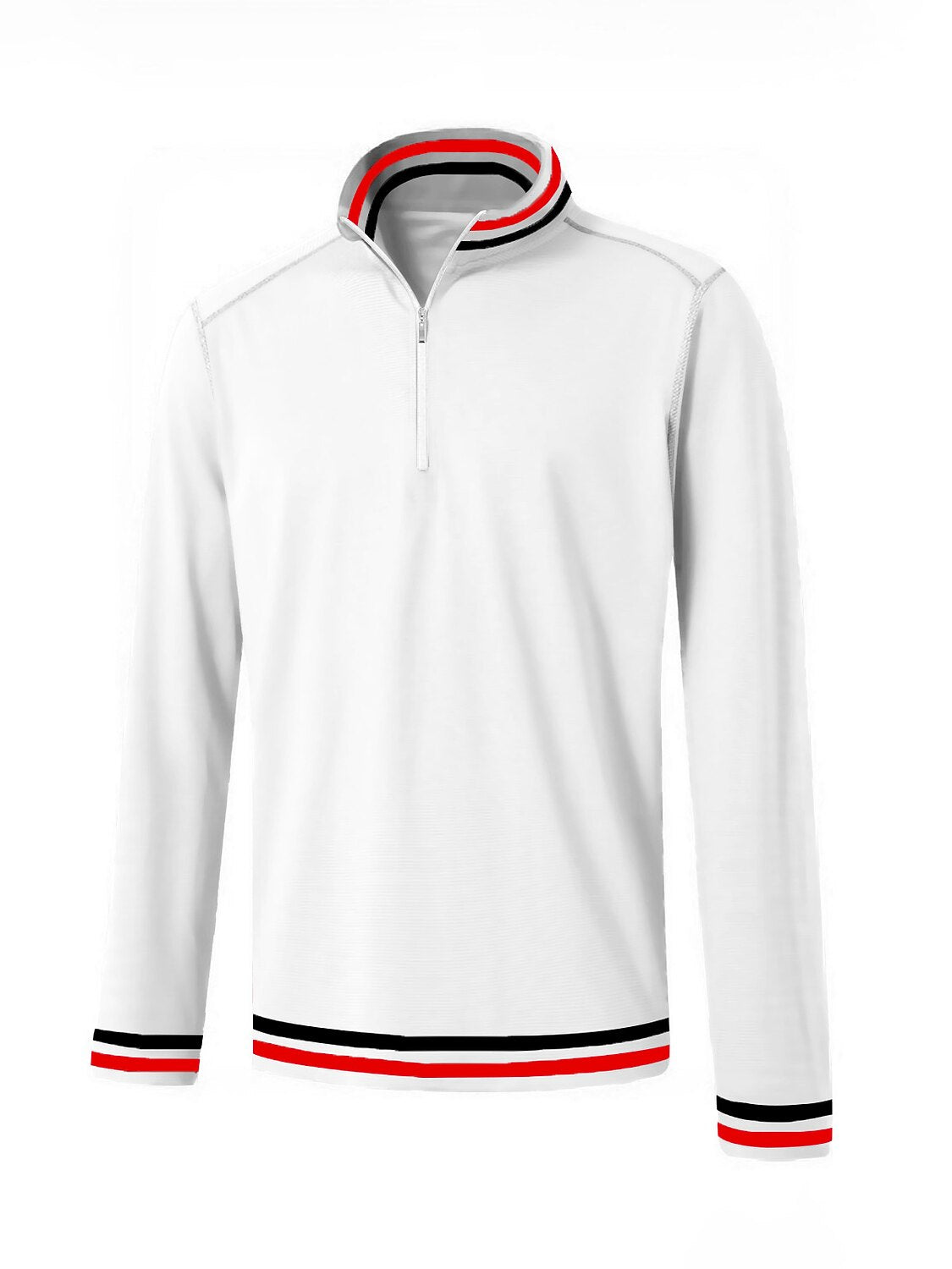 Colorful Ocean Mens Golf Quarter Zip Sun Shirt
