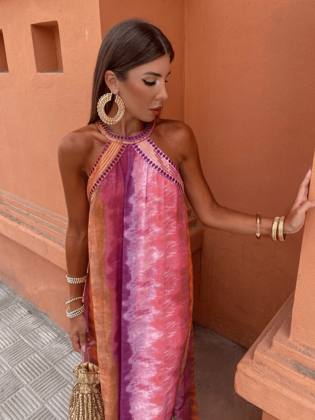 Colorful Gradient Summer Sundress - Luxivelle