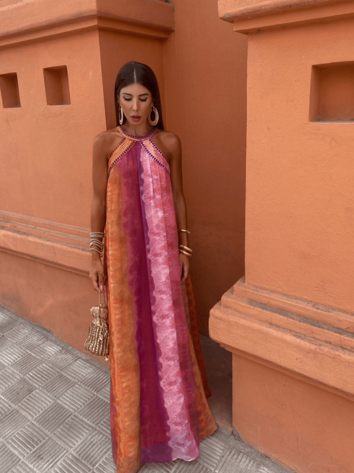 Colorful Gradient Summer Sundress