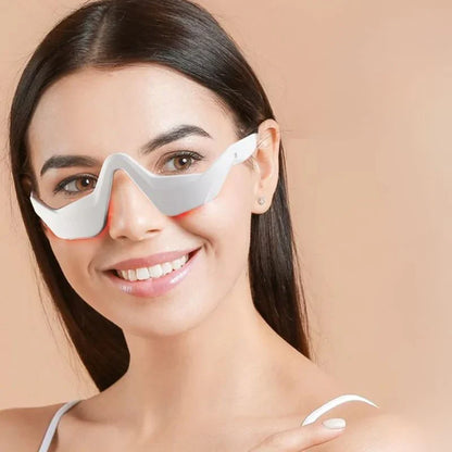Anti Aging Eye Massager with Red Light Therapy