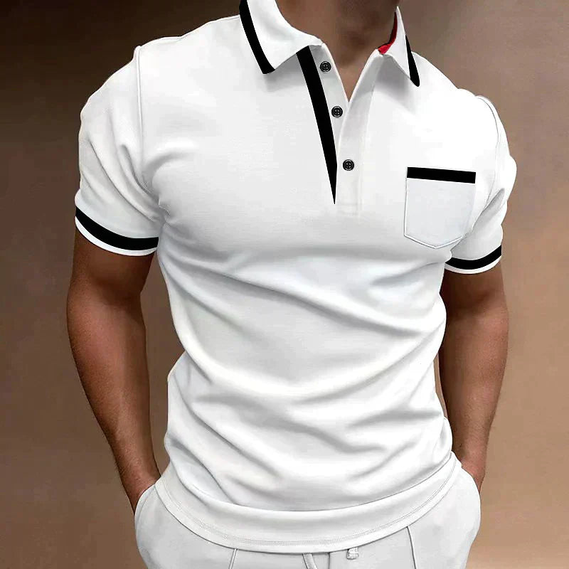 Classic Fit Short Sleeve Mens Polo Shirt - Luxivelle