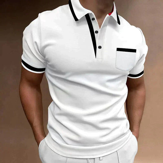 Classic Fit Short Sleeve Mens Polo Shirt - Luxivelle