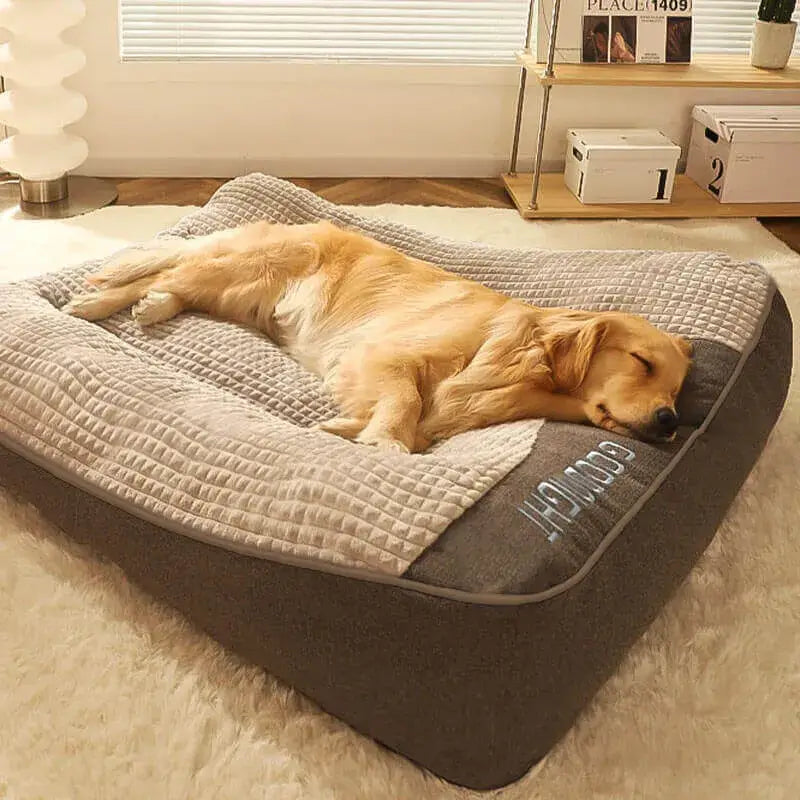 Comfortable Machine Wash Dog Bed for Anxious Dogs - Luxivelle