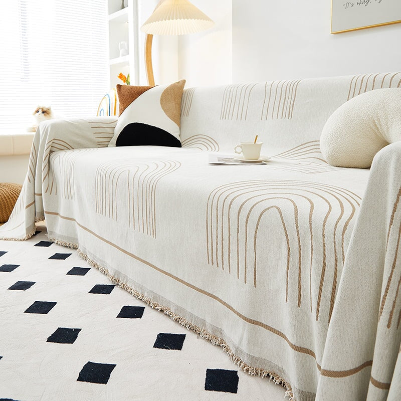 Plush Sectional Sofa Throw Blanket Covers - Luxivelle