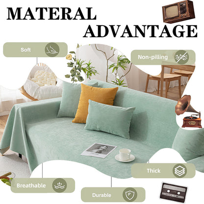Luxurious waterproof chenille sofa cover, non-slip design, available in multiple colors. Versatile and stylish for all season