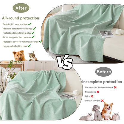 Luxurious waterproof chenille sofa cover, non-slip design, available in multiple colors. Versatile and stylish for all season