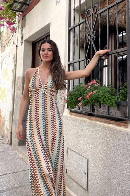 Elsie | Crochet Maxi Dress