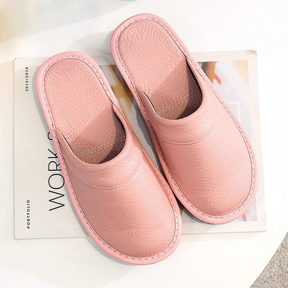 Variant image for Xavier | Mens Leather Slippers – Ergonomic Comfort-34