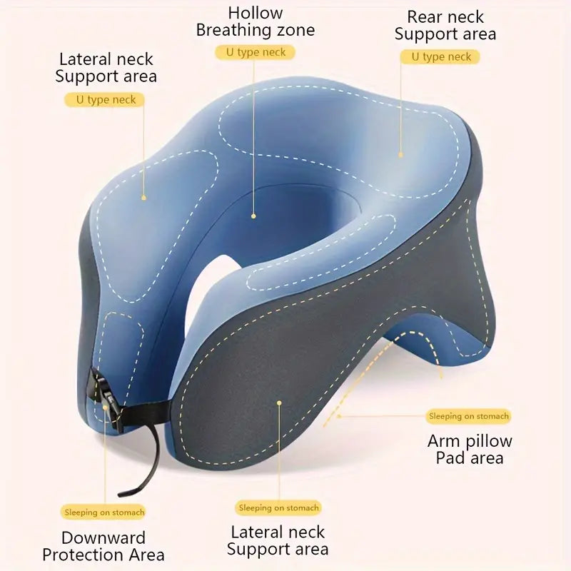 Comfortable Rest Pillow, Portable Travel Pillow, Outdoor Camping Pillow, Supportive Neck Pillow