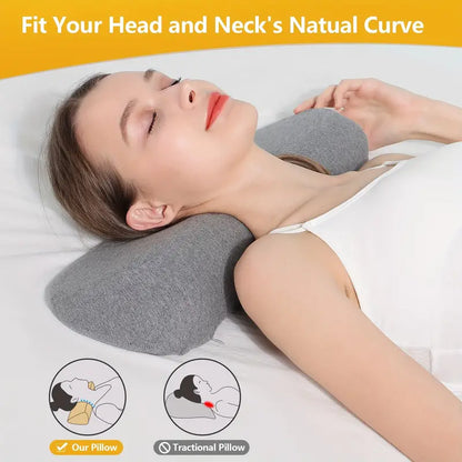Contour Neck Support Comfortable Sleep Pillow