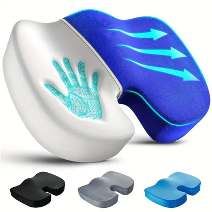 Plush Supportive Gel Seat Cushion - Luxivelle