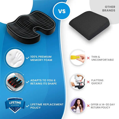 Plush Supportive Gel Seat Cushion