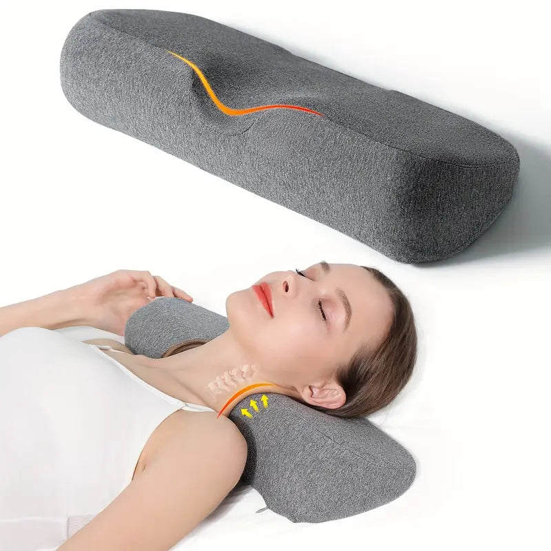 Contour Neck Support Comfortable Sleep Pillow - Luxivelle