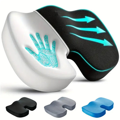 Plush Supportive Gel Seat Cushion