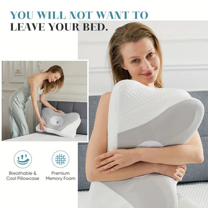 Contour Neck Support Pillow for Pain Relief