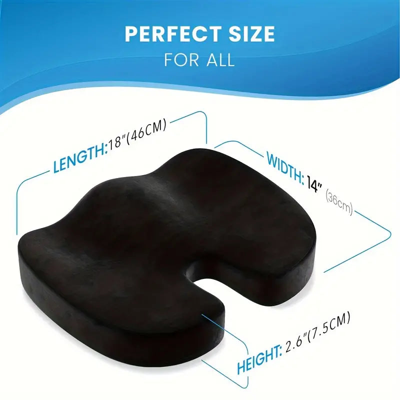 Plush Supportive Gel Seat Cushion