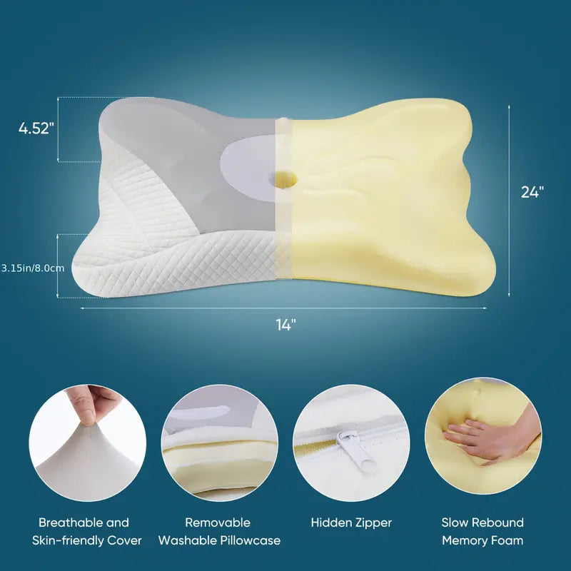Contour Neck Support Pillow for Pain Relief