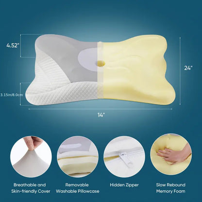 Contour Neck Support Pillow for Pain Relief