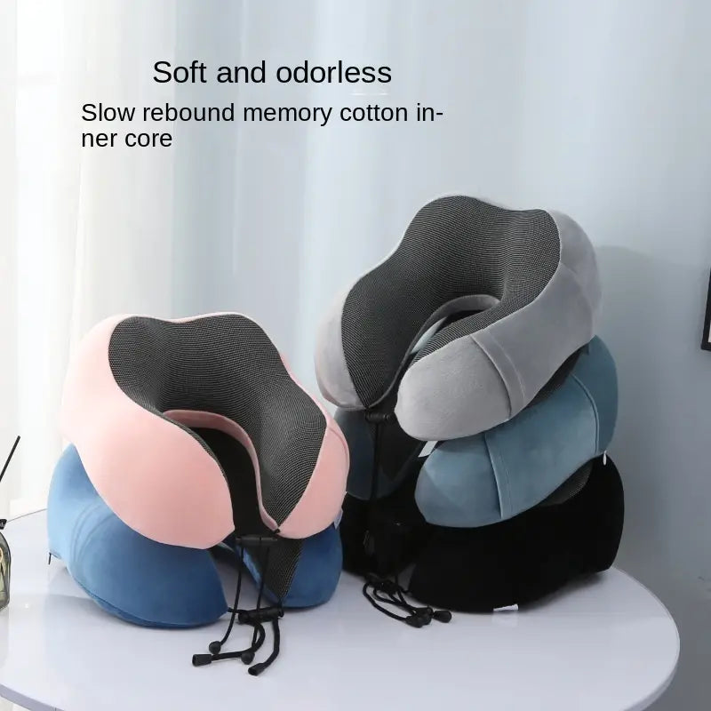 Comfortable Memory Foam Travel Neck Pillow - Luxivelle