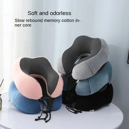Comfortable Memory Foam Travel Neck Pillow - Luxivelle