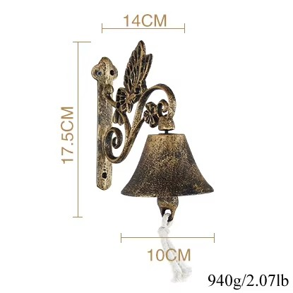 Rustic Metal Doorbell - Traditional Entry Door Bell