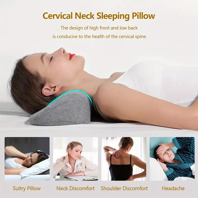Contour Neck Support Comfortable Sleep Pillow