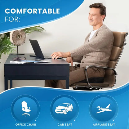 Plush Supportive Gel Seat Cushion