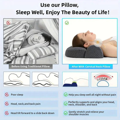 Comfortable Orthopedic Neck Support Pillow