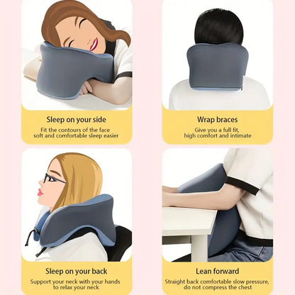 Comfortable Rest Pillow, Portable Travel Pillow, Outdoor Camping Pillow, Supportive Neck Pillow