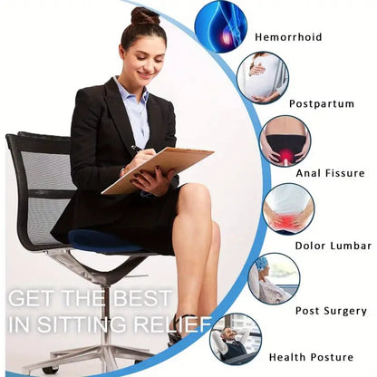 Soft Memory Foam Cushion for Back Pain Relief