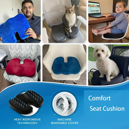 Plush Supportive Gel Seat Cushion