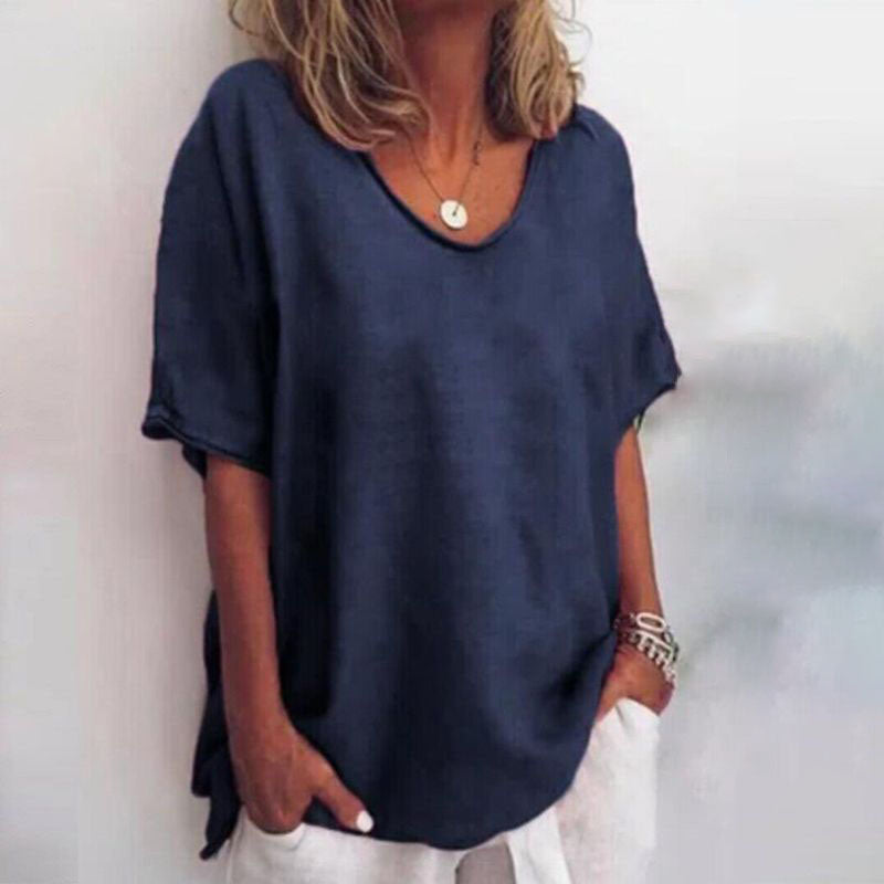 Lightweight Casual Women's Short Sleeve Top