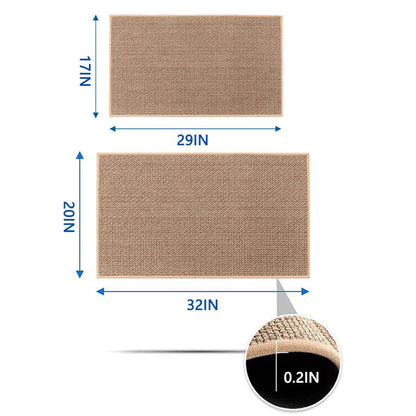 Machine washable woven indoor door mat with a timeless weave pattern, non-slip backing, and plush polypropylene surface.