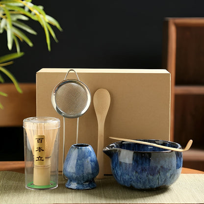 Classic Green Tea Set - 6 Piece Japanese Matcha Gift Set