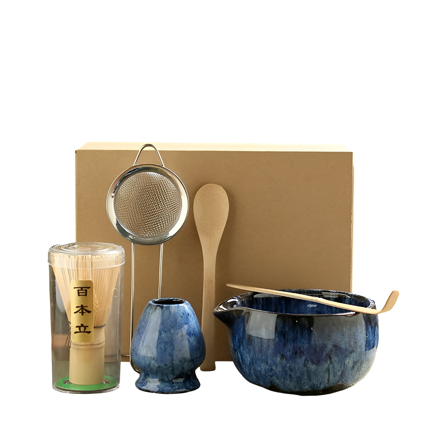 Classic Green Tea Set - 6 Piece Japanese Matcha Gift Set - Luxivelle