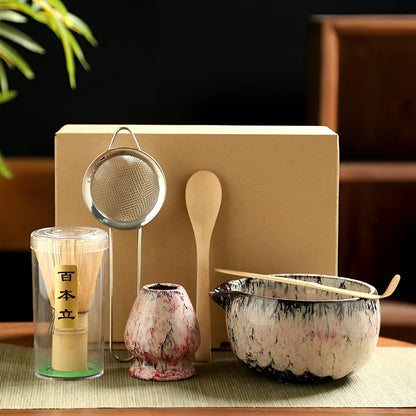 Classic Green Tea Set - 6 Piece Japanese Matcha Gift Set