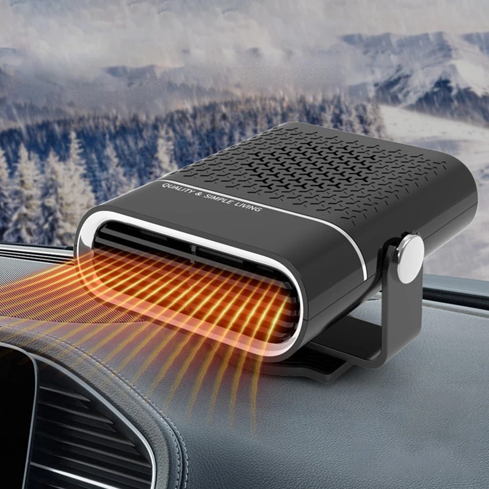 Portable 4-in-1 Auto Fan Heater with 360 Rotation