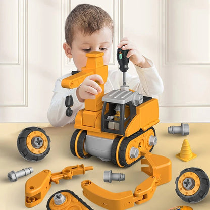 Ultimate Kids Building Car Kit - 120pc Playset - Luxivelle