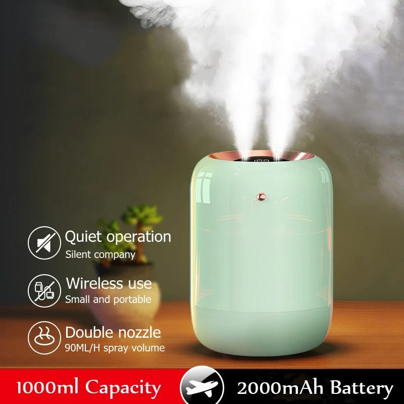 Compact UV Air Purifier Humidifier for Healthy Air