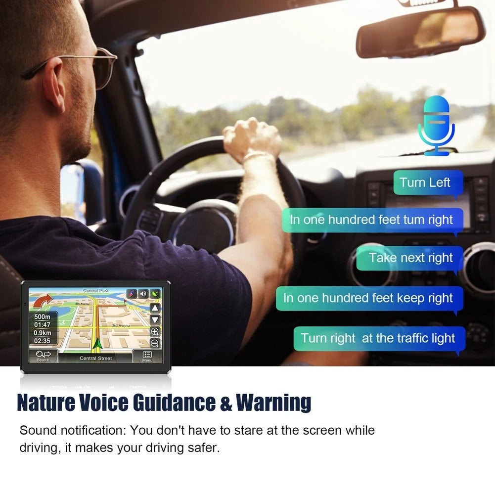 Large 7 Inch Truck Sat Nav with Free Lifetime Maps