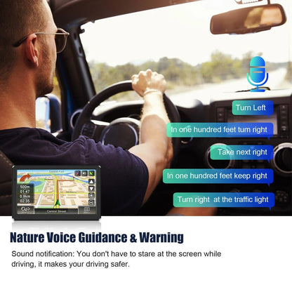 Large 7 Inch Truck Sat Nav with Free Lifetime Maps