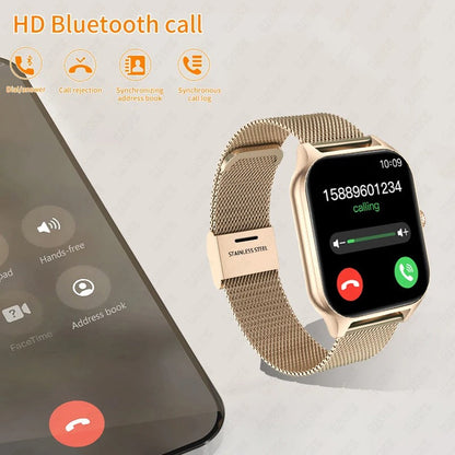 Stylish Women's Fitness Smartwatch with Health Tracking